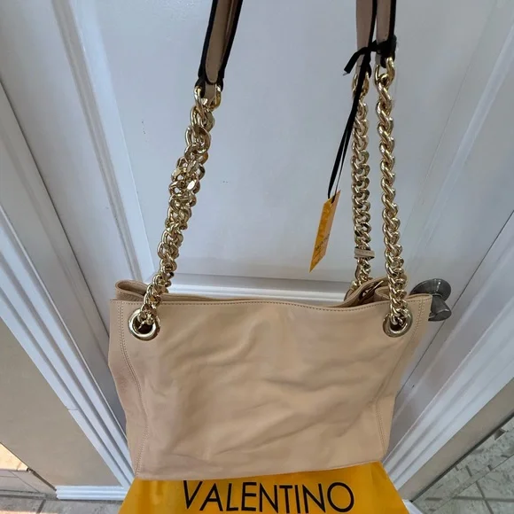 NWT Valentino by Mario Valentino Verra Signature Leather Tote Bag - Picture 8 of 13